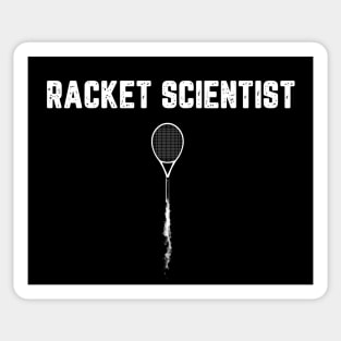 Racket Scientist - Gifts for Tennis Captain, Player, Team Sticker